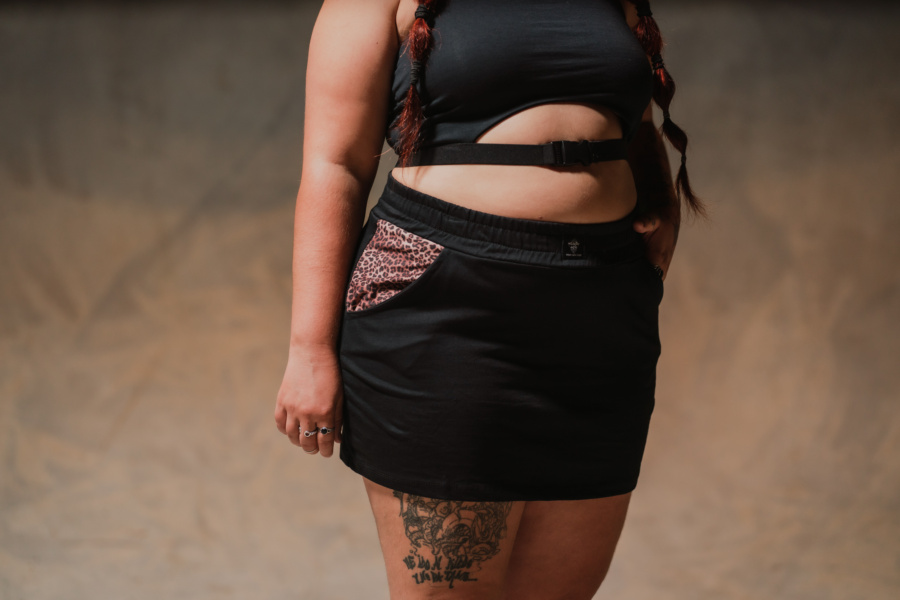 FALDA LOOP MODELO LEOPARDO - Imagen 2