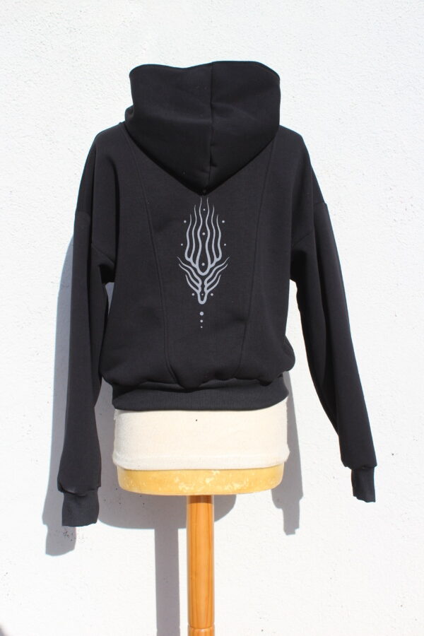 HOODIE ARIU BLACK - Imagen 3